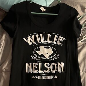 Bella Classic Black Willie Nelson Texas Tee